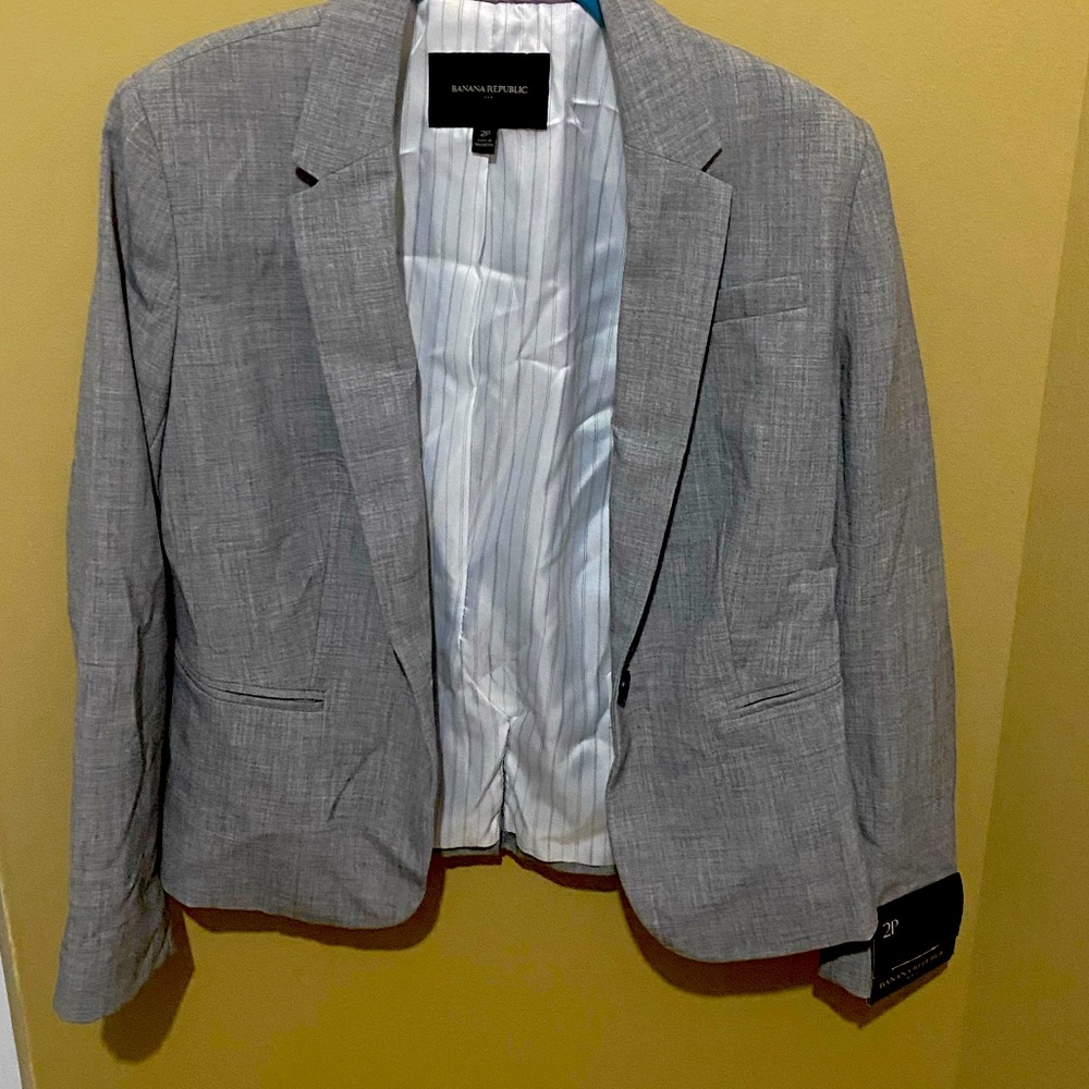 Banana Republic Grey Suit Jacket